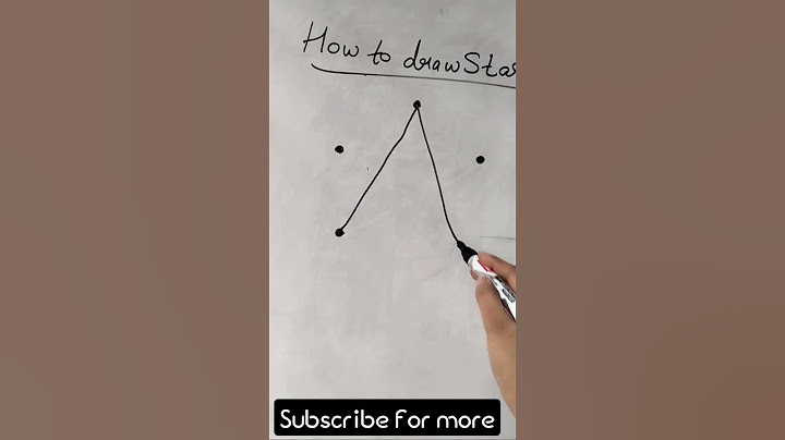 How to draw a star without stop | draw shape #short #shorts #star