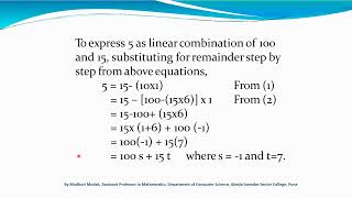 3. Euclidean algorithm to find GCD
