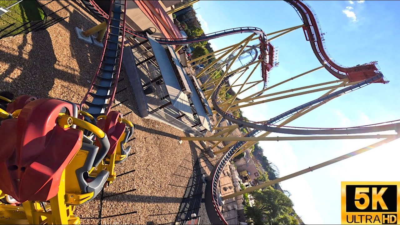 Dr. Diabolical's Cliffhanger POV 5K Back Row Six Flags Fiesta
