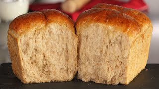 Soft Wholemeal Hokkaido Milk Bread | Tangzhong Method | How Tasty Channel