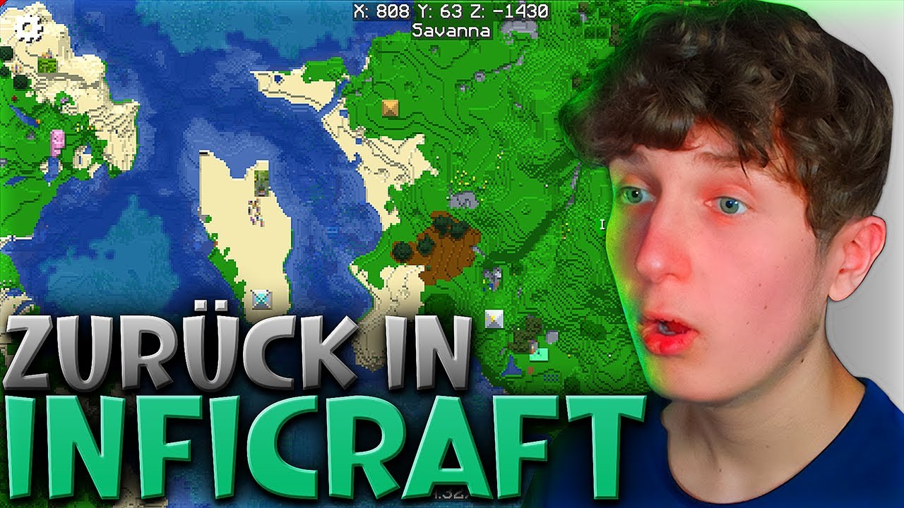 Ich bin ZURÜCK auf dem InfiCraft Server! - YouTube