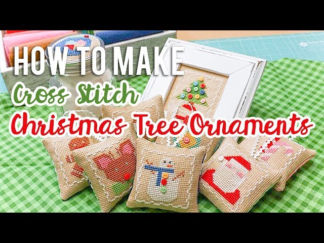 Classic Stitchy Ornaments Finishing Tutorial! (Christmas Cross