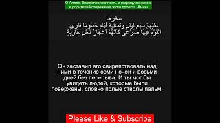 Коран Сура Аль-Хакка | 69:7 | Чтение Корана с русским переводом| Quran Translation in Russian