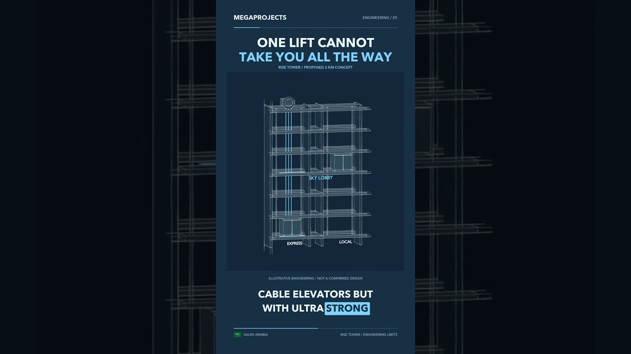 Why a Two-Kilometre Tower Needs Sky Lobbies