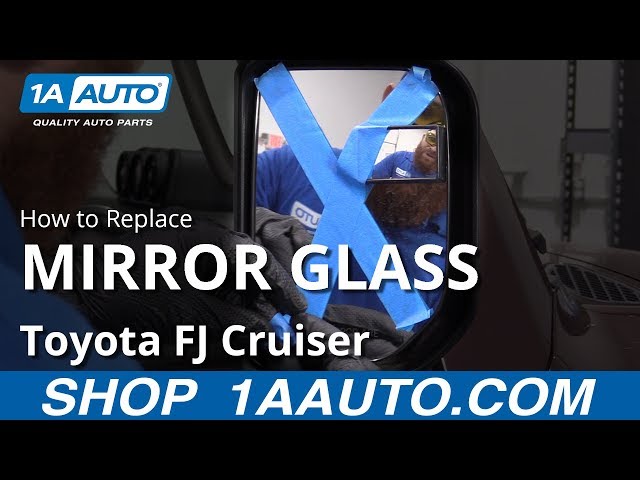 How To Replace Mirror Glass 07 14 Toyota Fj Cruiser 1a Auto