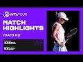 Simona Halep vs. Caroline Garcia | 2021 Miami Open Round 2 | WTA Match Highlights