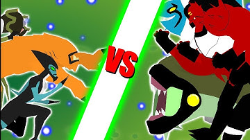 BEN 10 VS BEN 10K CLASSIC (STICK NODES ANIMATION)