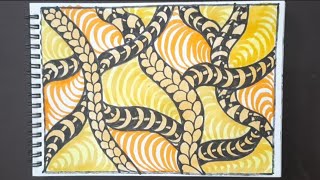 #25 Zentangle Pattern for Beginners