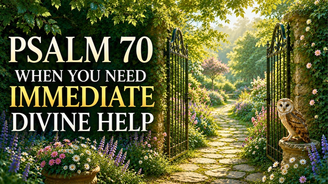 Psalm 70: When You Need Immediate Divine Help