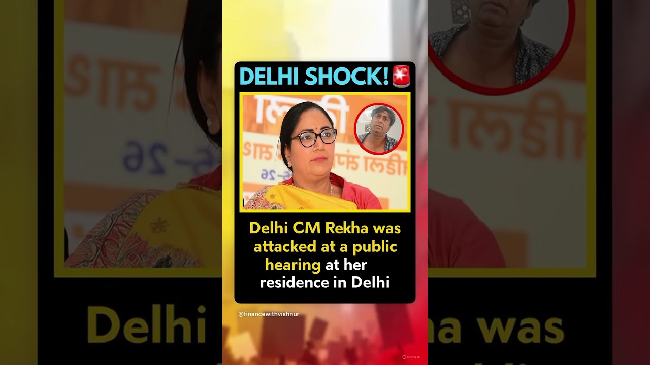Delhi CM Rekha Gupta was attacked during a public hearing at her residence in Delhi.
