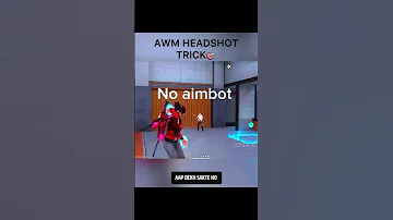 AWM Headshot Trick In Free Fire AWM Tips And Tricks Shorts Freefire Desininja Yt Ytshorts 