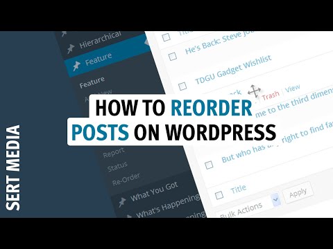 How To Re-Order Posts In WordPress 2020 - WordPress Post Types Order Plugin 2020 - Re-Order Posts