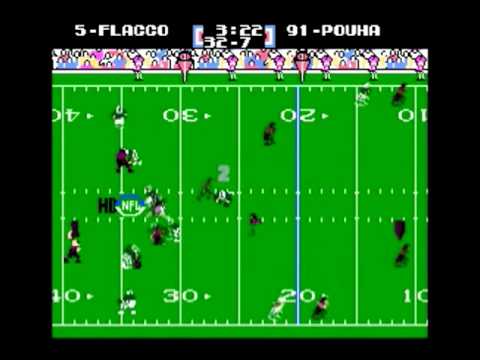 NES Tecmo Super Bowl 2010 - Baltimore Ravens - Week 1