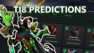 TI8 Compendium Predictions by Pohka - Tips and Help