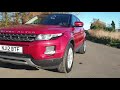 Land Rover Range Rover Evoque 2.2 Diesel SD4 Pure Tech AWD 4x4 2012 finished in metallic Cherry Red