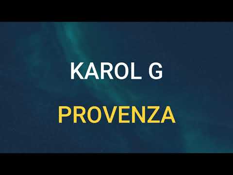 KAROL G PROVENZA SLOWED REVERB 