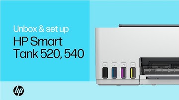 Unbox & set up | HP Smart Tank 520 and 540 printers | HP Support