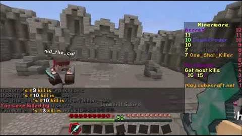 2 HACKERS IN SAME GAME (Cubecraft: Mineware)