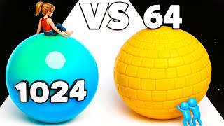 Yoga Bounce 🆚 Rescue Push – Level Up Ball Challenge | Smooth & Satisfying Gameplay Ep-342 screenshot 1