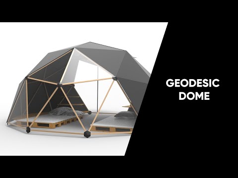 How to build 2V geodesic dome