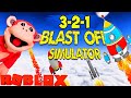 El Mono Juega: 3 2 1 Blast Off Simulator ROBLOX - El Mono Sílabo en un COHETE #roblox #gameplays