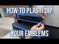 How to Plasti dip badges/emblems on your Vehicle - Step by step Guide with tips and tricks