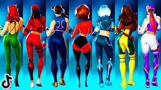 Fortnite Childlike Things Emote Showcase With All Thicc Girl Skins New Aespa Tiktok Dance Sus 4K