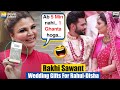 Scientist Rakhi Sawant wants to gift 'Anti-Divorce DELAY SPRAY' to Rahul-Disha on their wedding 😜😂