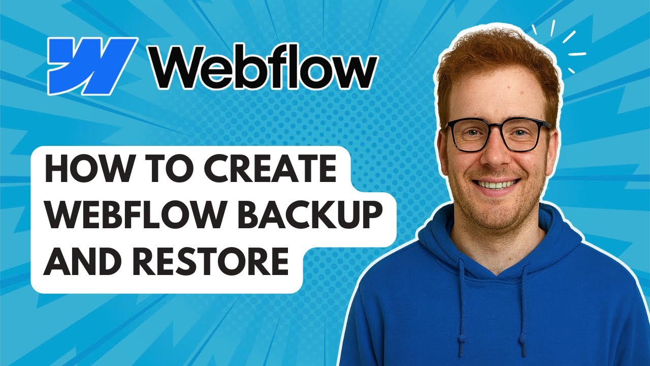 How to Create Webflow Backup and Restore [2025 Guide] - YouTube