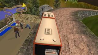 Extreme Off Road Bus Driver 3D Simulator 2016 iOS Gameplay screenshot 4