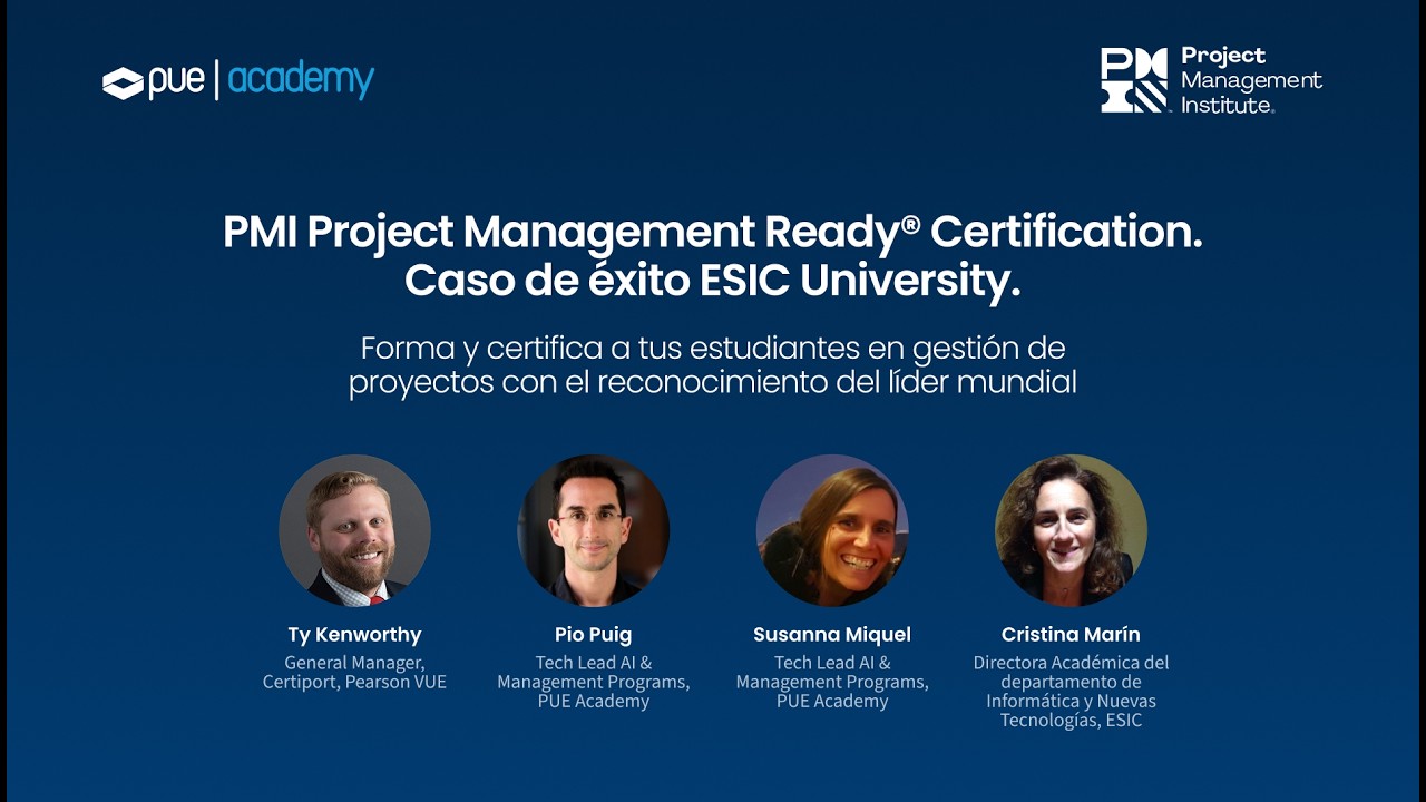 PMI Project Management Ready® Certification. Caso de éxito ESIC - YouTube