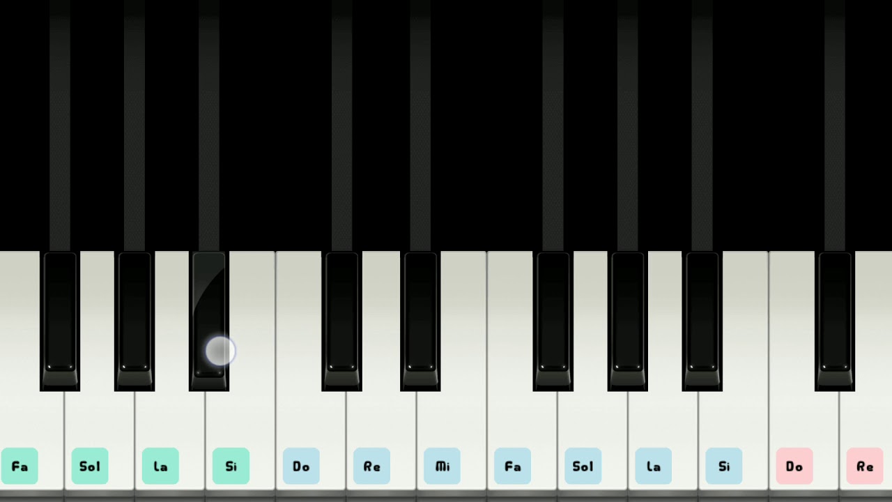 Легкая мелодия по клавишам