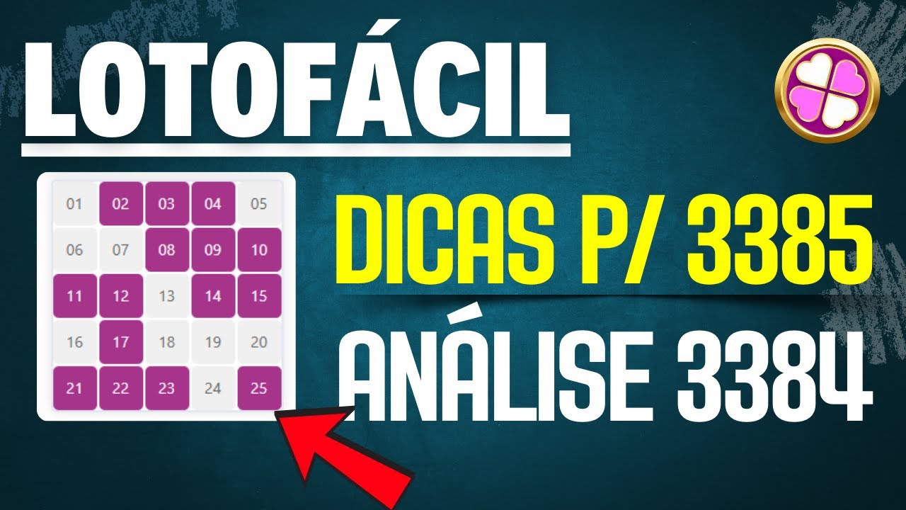 Lotofacil Dicas 3385 - Análise Resultado 3384 - YouTube