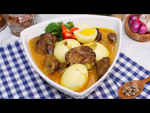 Resep Opor Hati Ayam