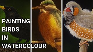 Painting Birds In Watercolour & Mixed Media - Easy Painting Techniques