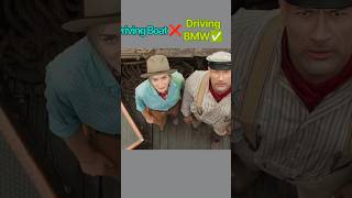 DRIVING BOAT 🛥️ LIKE A BMW🚘#Short #The Rock #boat#BMW