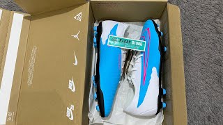 Sepatu Bola Nike Phantom GX Club FG Baltic Blue Pink Blast White DD9483-446 Original BNIB