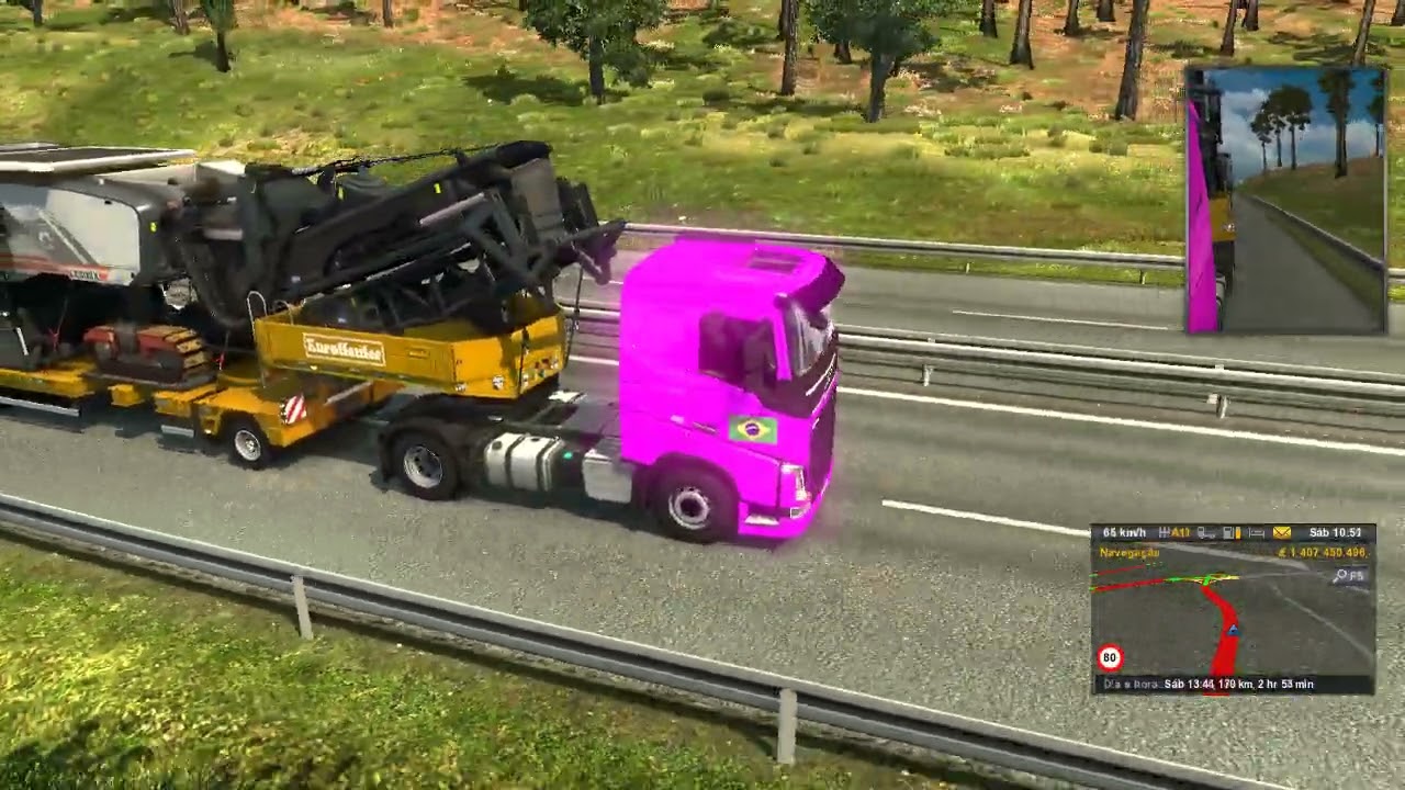 EURO TRUCK 2  INDO AJEITAR A PISTA DE ITAMARACA