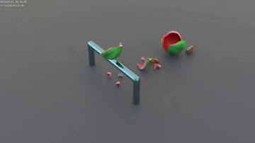 SideFX Houdini - dynamic fracture runthrough