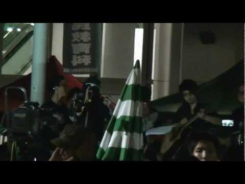 2012.9.7-12萬人聚集香港政府總部，高歌"長城"