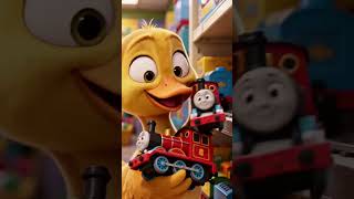 🐥 Ducky's Epic Toy Adventure! 🚁🚂 | Cute Animated Story #shortstories