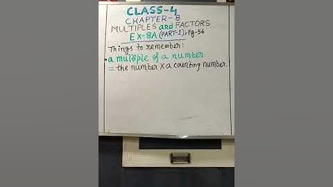 CLASS-4, MATHS, CHAPTER-8, EX-8A(PART-1)