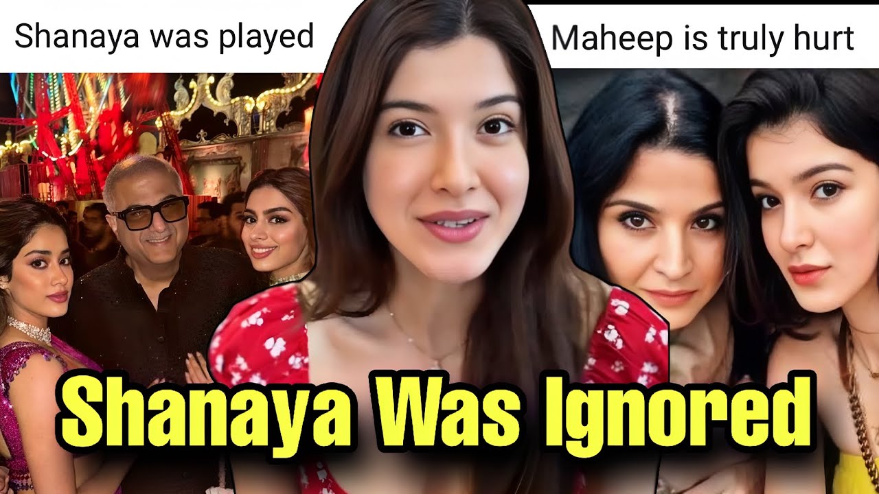 SHANAYA KAPOOR LATE DEBUT | KAPOOR FAMILY FIASCO | CINECUP