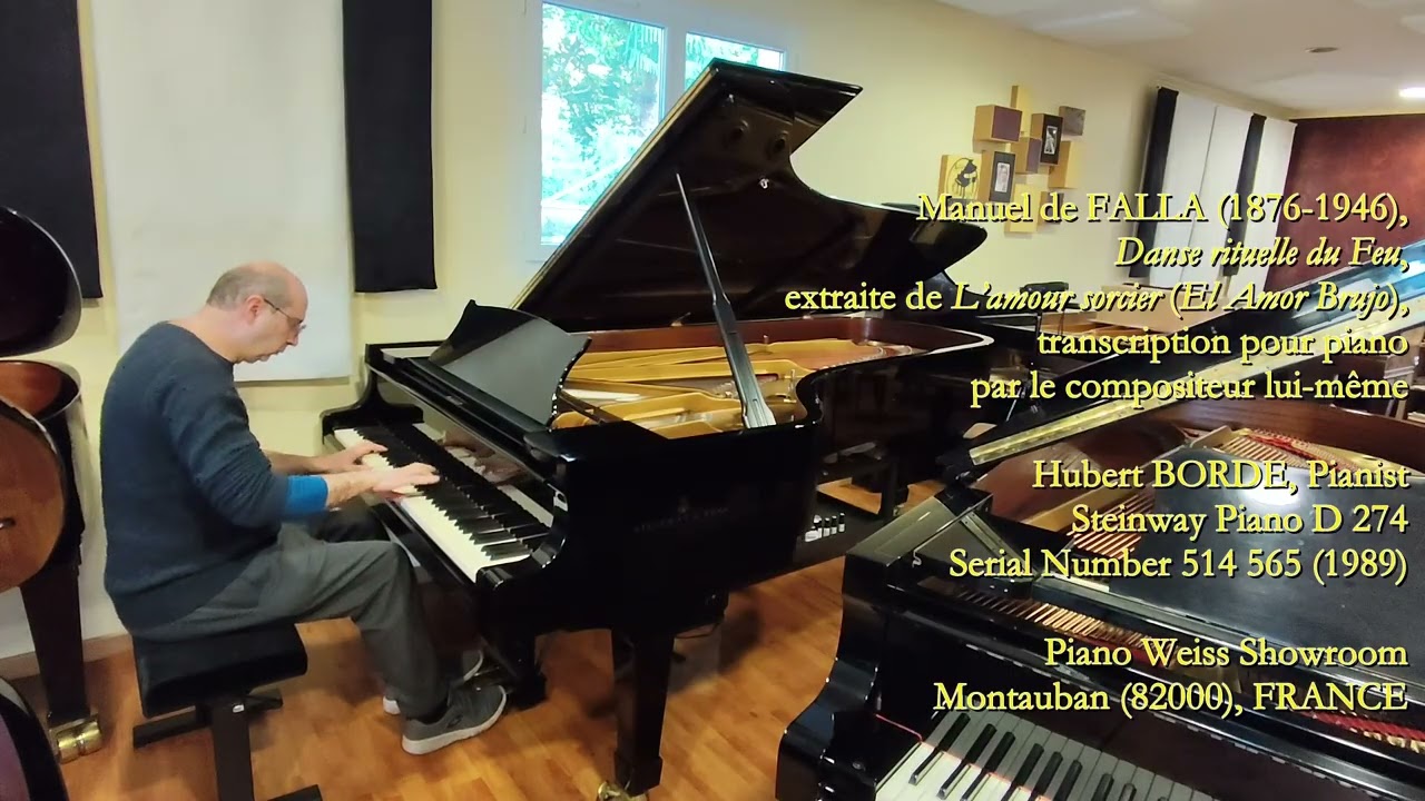 Manuel de FALLA, Danse rituelle du Feu, extraite de L’amour sorcier (piano)