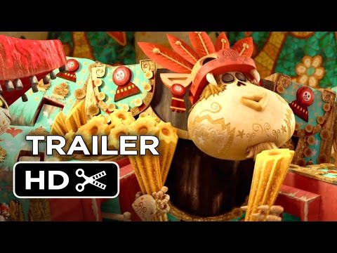 The Book of Life Official Trailer #2 (2014) - Zoe Saldana Animated Movie HD