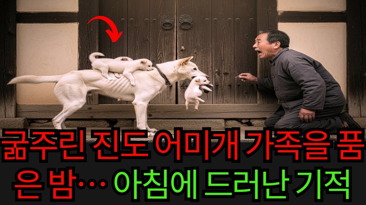 굶주린 진도 어미개 가족을 품은 밤… 아침에 드러난 기적 | 감동사연 | 오디오북