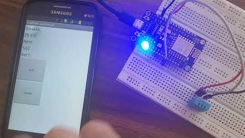 esp8266 appinventor firebase okuma yazma uygulaması