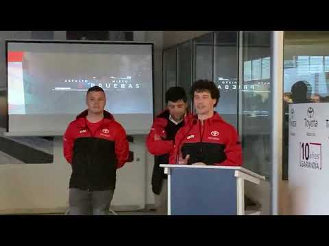 Javier Villa presenta su paso a los rallyes en la Copa Toyota
