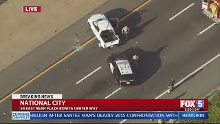 Traffic Slowed On SR-54 Due To Rollover Crash