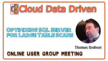 Optimizing SQL Server for Large Table Scans|sql server performance tuning and query optimization|sql